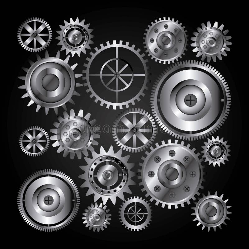Gear wheel design stock illustration. Illustration of technology 64976550