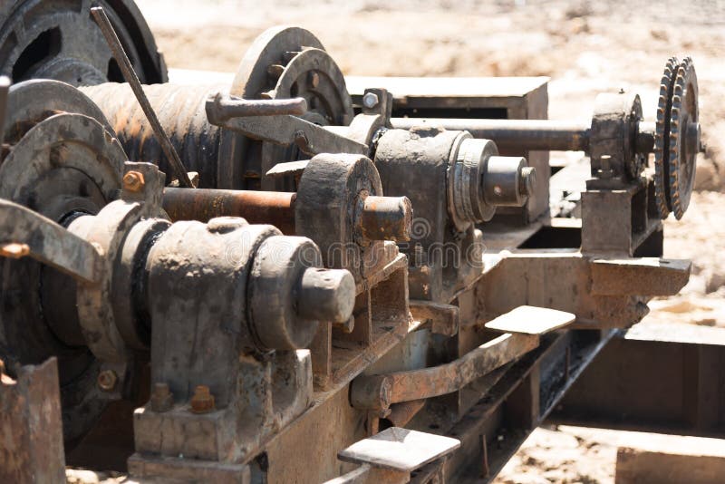Gear Wheel of Heavy Machinery. Stock Photo Image of equipment, machinery 101228540