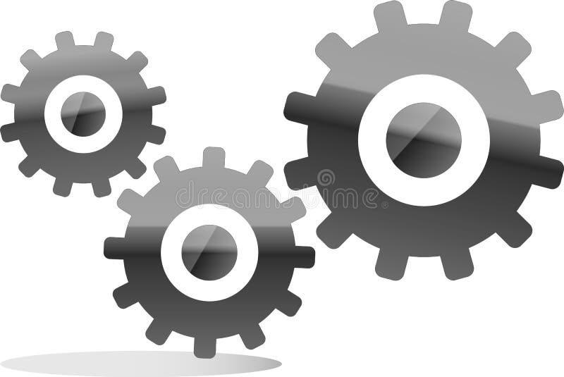 Gear wheel stock vector. Illustration of icon, engine - 83034547