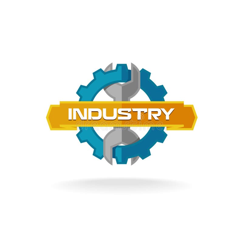 The gear wrench logo stock vector. Illustration of concept 91234496
