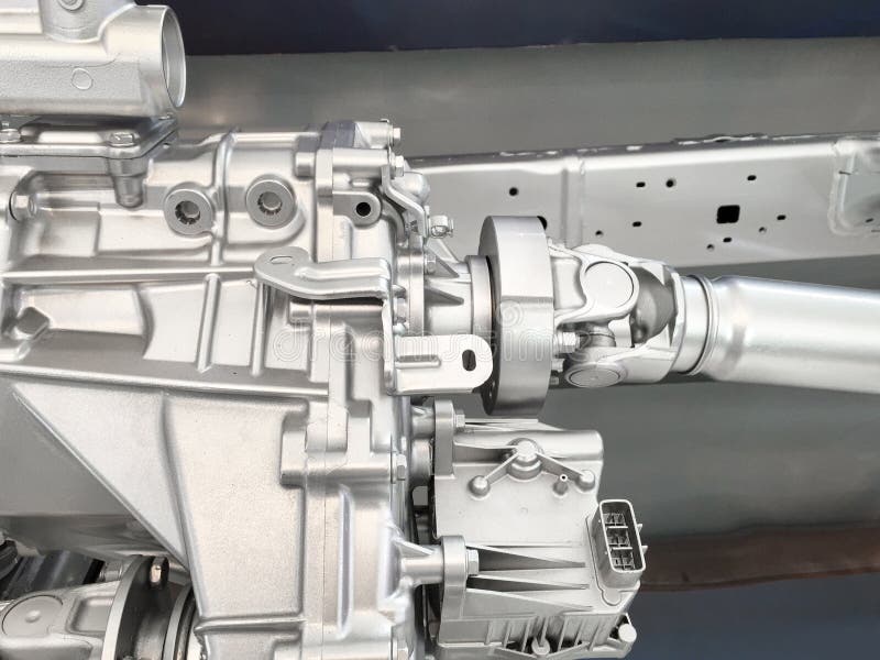 Gearbox 4WD with Shaft Drive Stock Image Image of industrial
