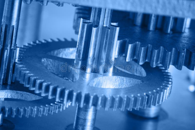 Gearing mechanism stock image. Image of shot, macro, brass - 38638209