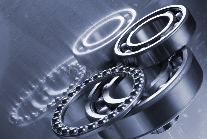 Gears and bearings stock image. Image of engine, industrial 1184243