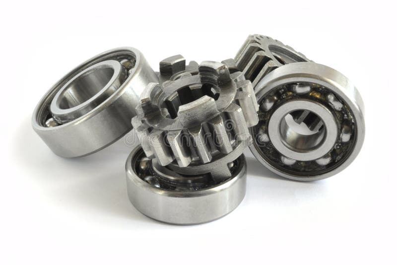 Gears and bearings stock image. Image of ball 100440983