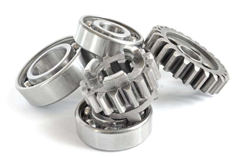 Gears and bearings stock photo. Image of turn, transmission 100496262