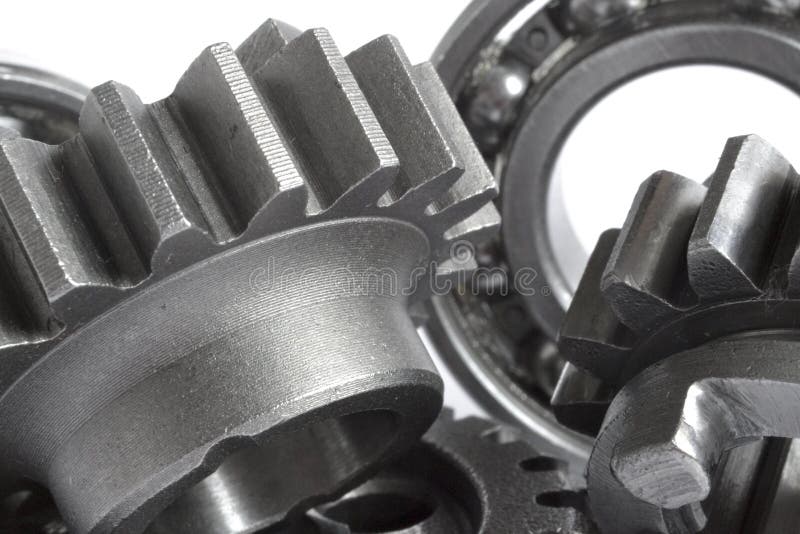 Gears and bearings stock image. Image of technology 126767717