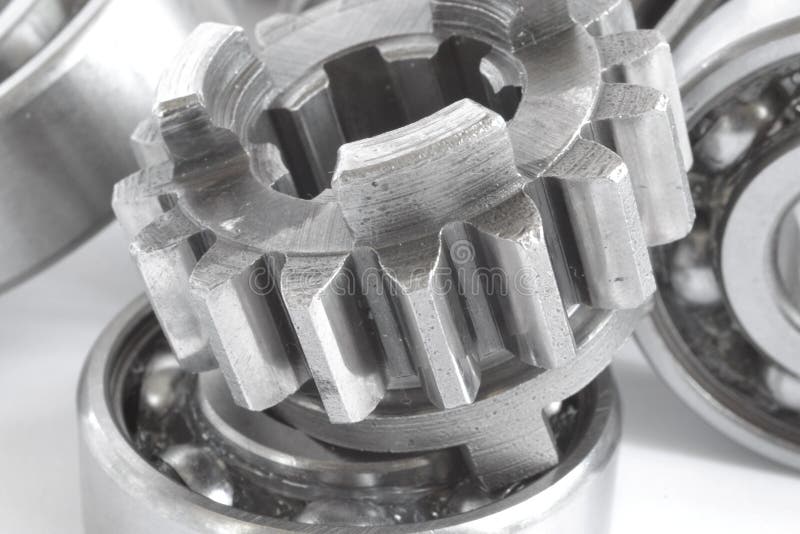 Gears and bearings stock image. Image of mechanism, spare 99615929