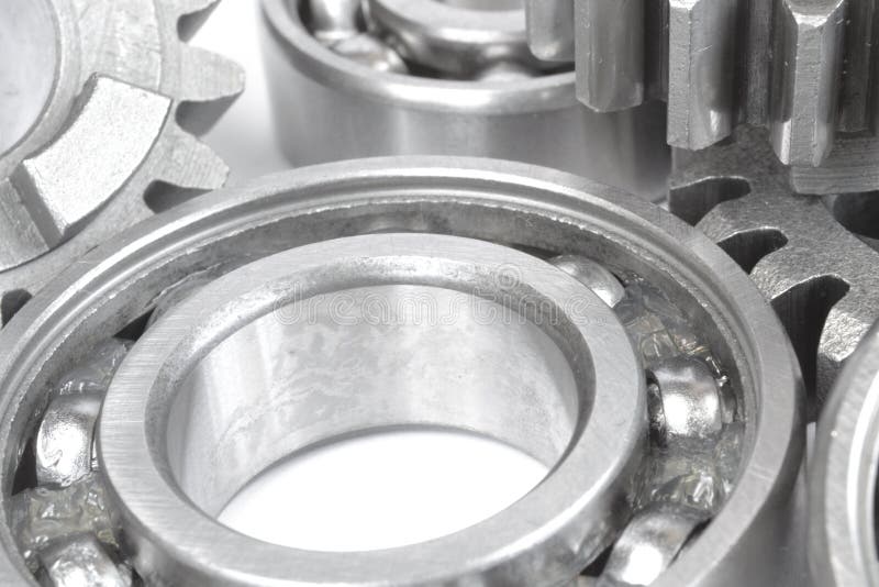 Gears and bearings stock image. Image of gears, machine 91820049