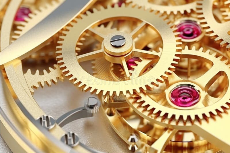 Gears of a clock stock image. Image of metal, vintage - 62567669