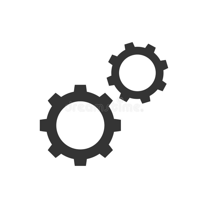 Gears, Configuration, Icon vector illustration