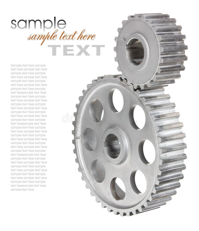 Gears of mechanisms stock image. Image of isolated, metal - 20093591