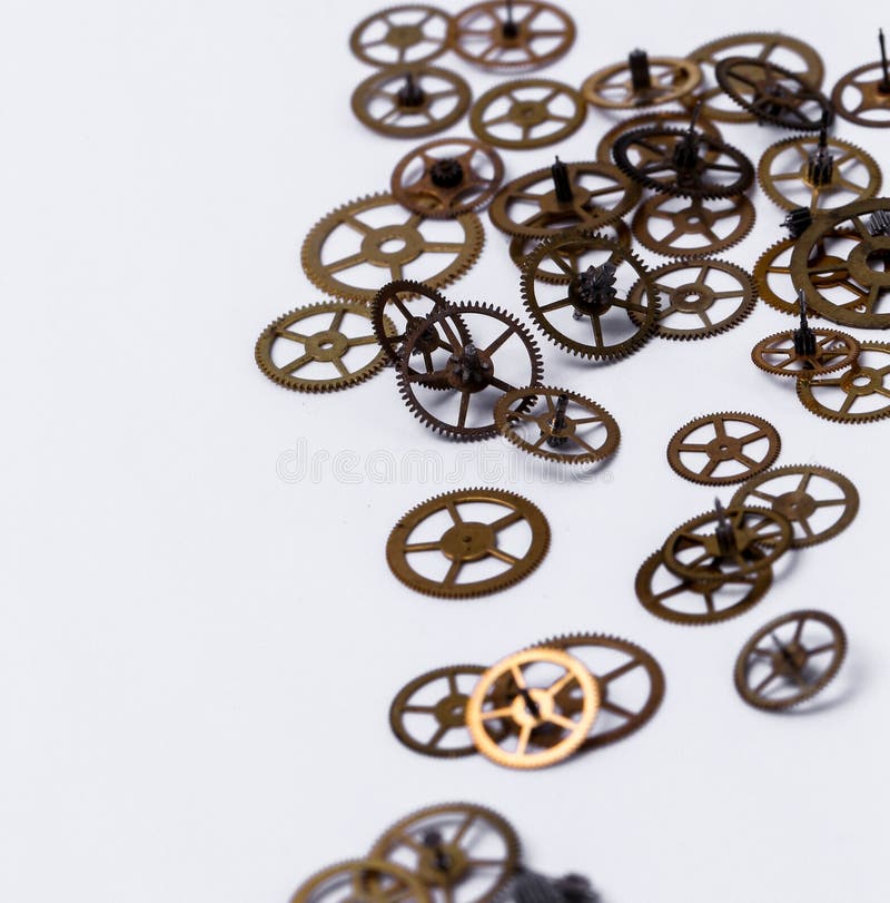 Gears on the table stock image. Image of gears, background 49183699