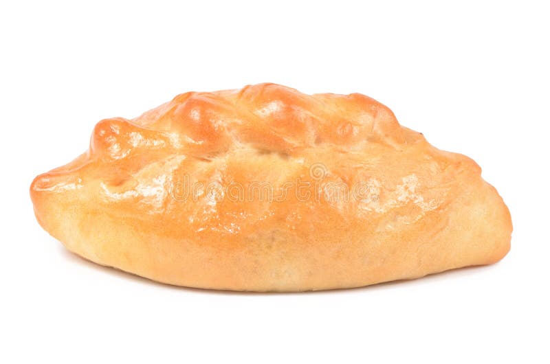 Gebakken pastei met vullen geïsoleerd op witte achtergrond royalty-vrije stock fotografie Gebakken pastei met vullen geïsoleerd op witte achtergrond royalty-vrije stock fotografie