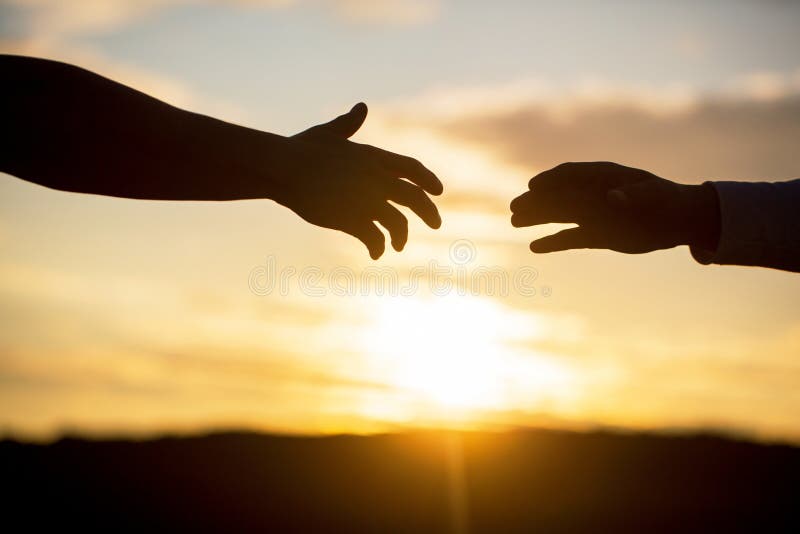 Freundlicher Händedruck, Freunde Gruß, Teamwork, Freundschaft