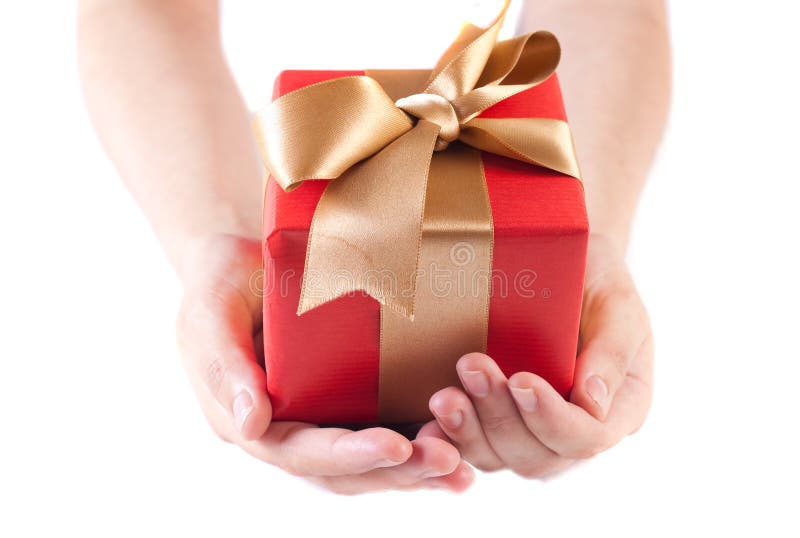 Geben eines Geschenks