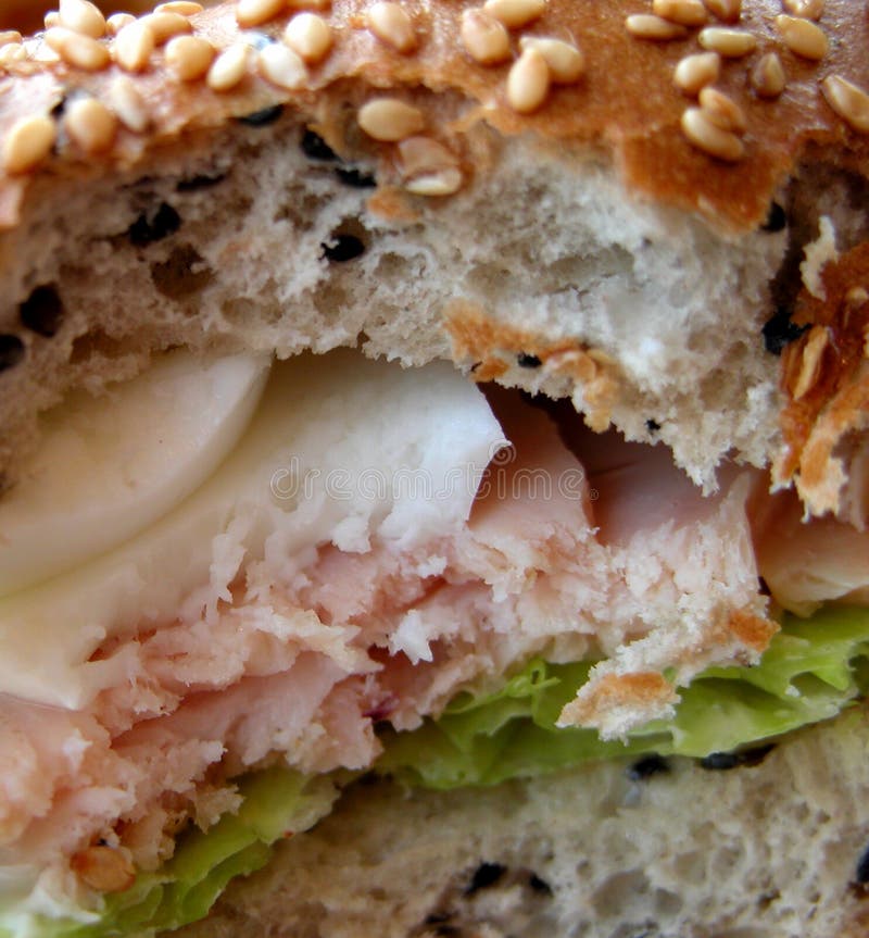 Gebeten sandwich stock foto's Gebeten sandwich stock foto's