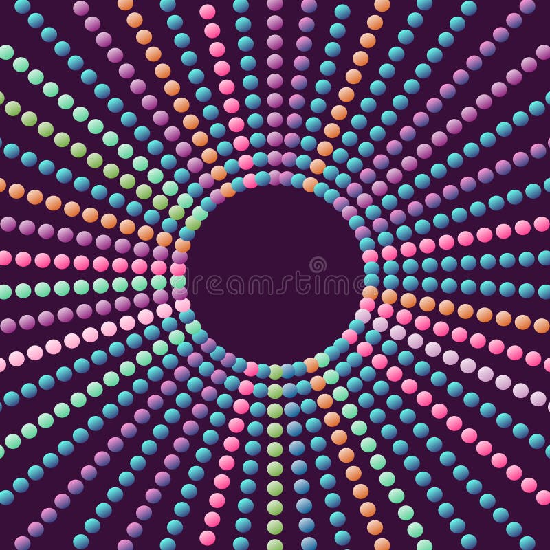 Achtergrond van sferen stock illustratie