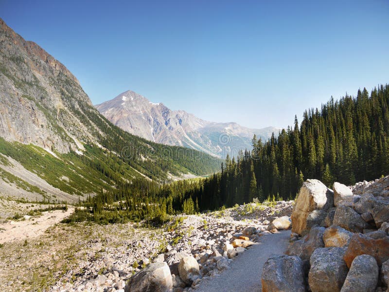 Gebirgszuglandschaft, Rocky Mountains, Kanada stockfoto Gebirgszuglandschaft, Rocky Mountains, Kanada stockfoto