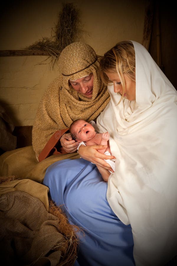 Geboorte Van Jesus Stock Foto. Image Of December, Geboren - 22178684