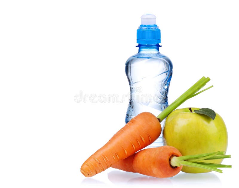 Bottled water for healthy life over a white background. Bottled water for healthy life over a white background