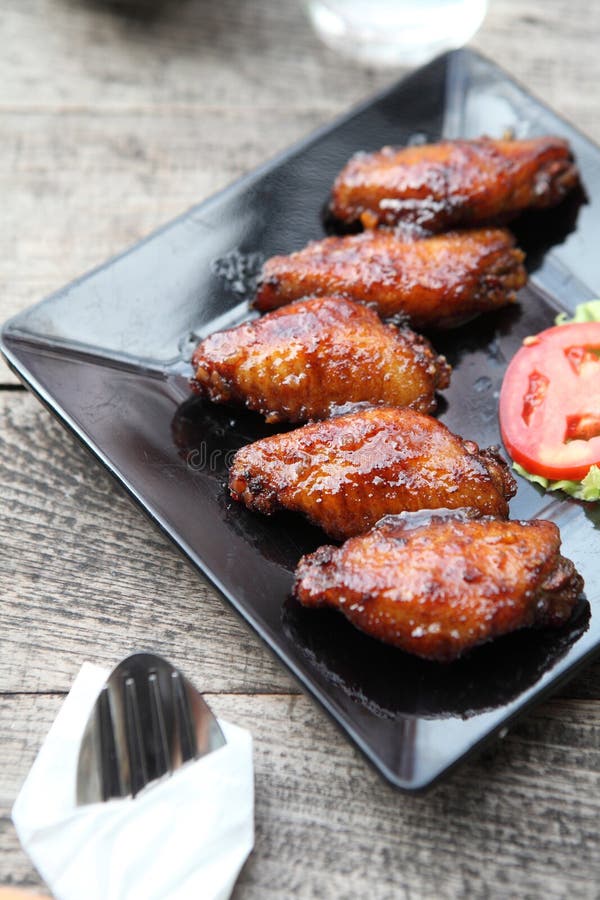 Gebraden kip royalty-vrije stock afbeelding