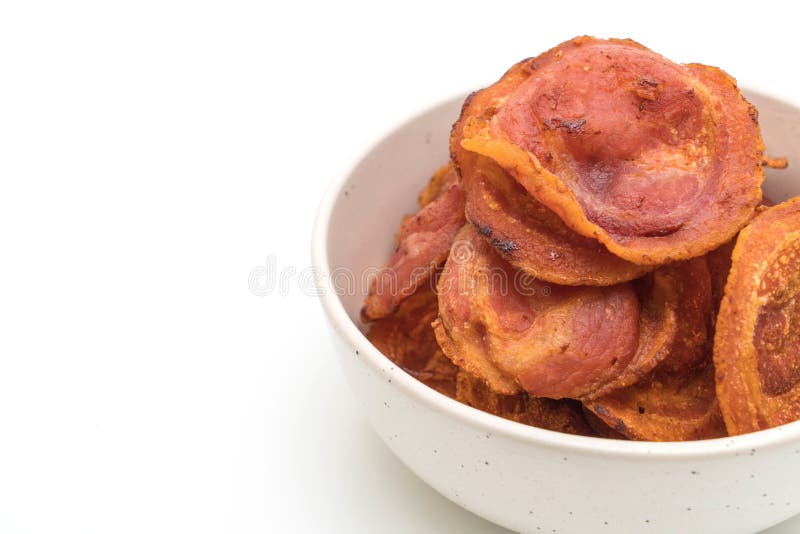 Gebraden knapperig bacon royalty-vrije stock foto Gebraden knapperig bacon royalty-vrije stock foto