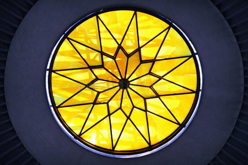 Glas-in-loodraam royalty-vrije stock afbeeldingen