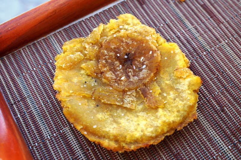 Gebratene Banane Tostones (patacones) Stockfoto - Bild von ...