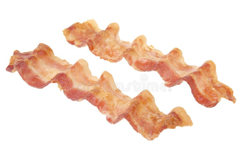 Gebratene Speckstreifen lizenzfreies stockfoto