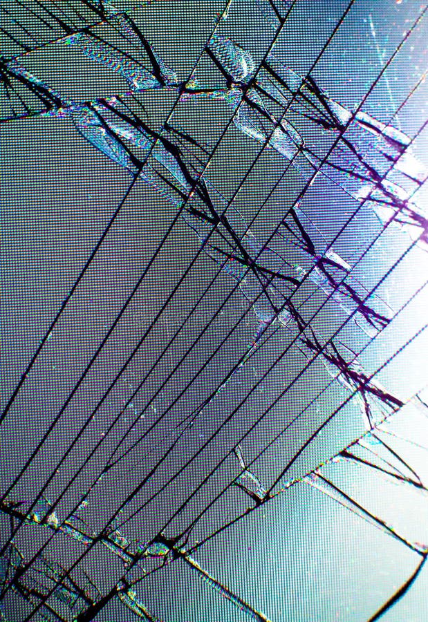 Gebroken glastextuur. close-up foto royalty-vrije stock fotografie