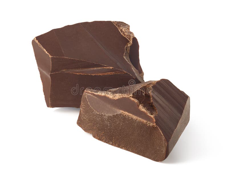 Gebroken zwarte chocolade royalty-vrije stock afbeeldingen