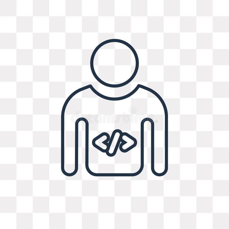Gebruikers vectordiepictogram op transparante achtergrond, lineaire Gebruiker wordt geïsoleerd vector illustratie Gebruikers vectordiepictogram op transparante achtergrond, lineaire Gebruiker wordt geïsoleerd vector illustratie