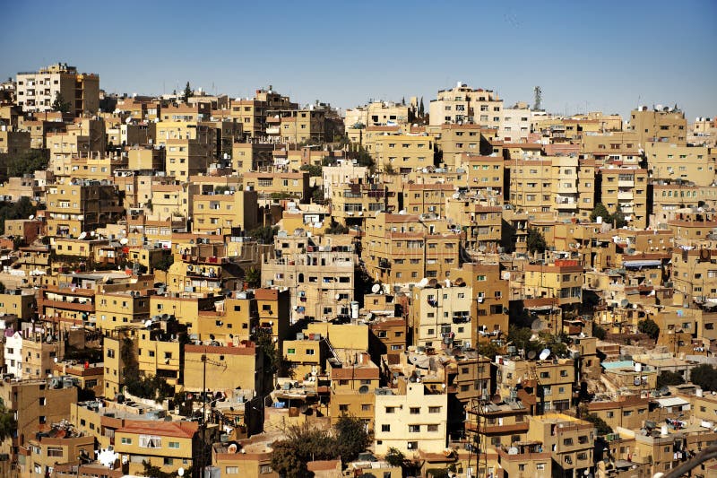 Gebäude in der Amman-Stadt, Jordanien