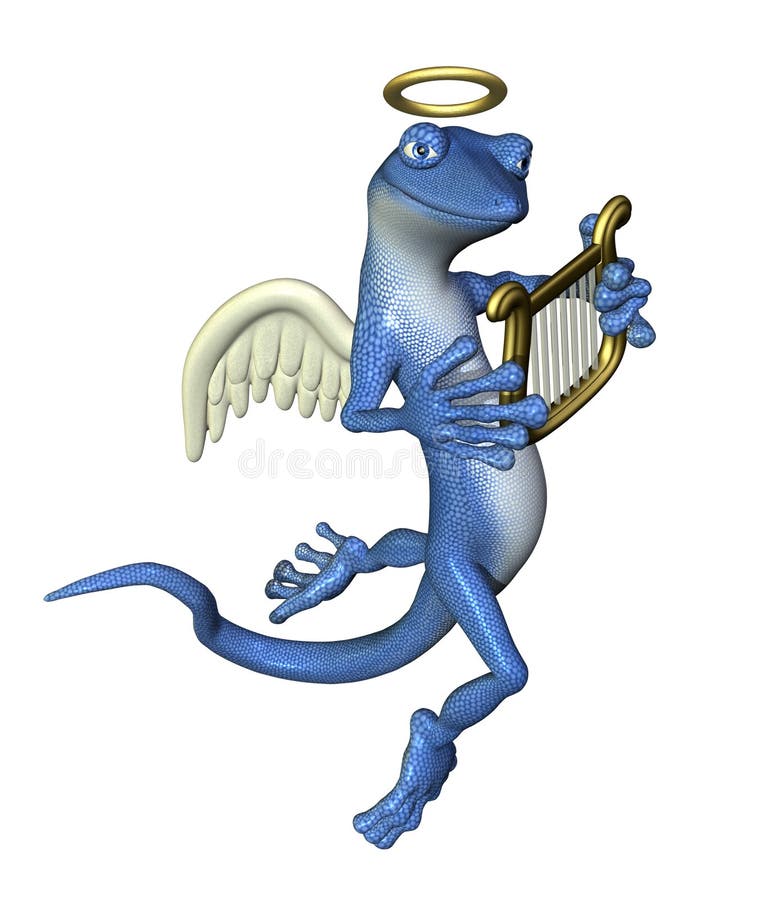 Gecko d'ange illustration stock Gecko d'ange illustration stock