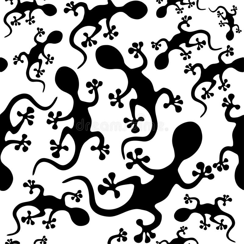 drawstring gecko pattern print