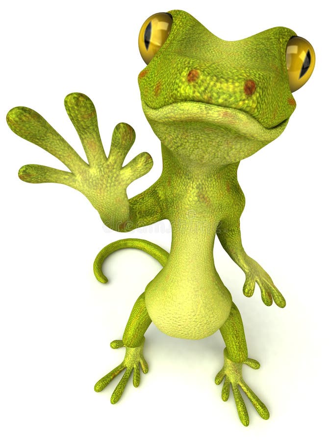 Gecko stock de ilustración