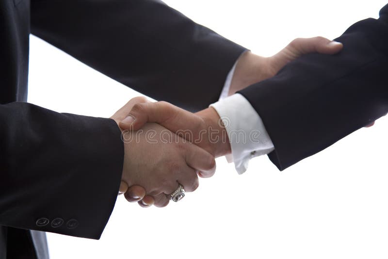 Gedaan en ondertekende overeenkomst royalty-vrije stock afbeeldingen Gedaan en ondertekende overeenkomst royalty-vrije stock afbeeldingen