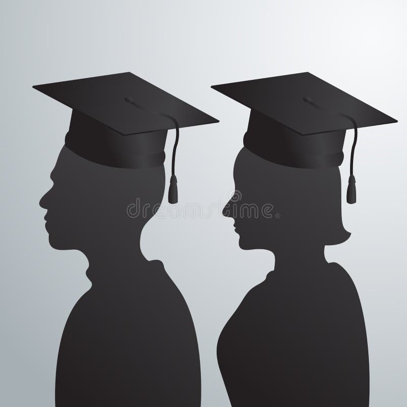 Gediplomeerde vector stock illustratie Gediplomeerde vector stock illustratie