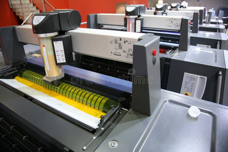 The view of printed equipment. The view of printed equipment