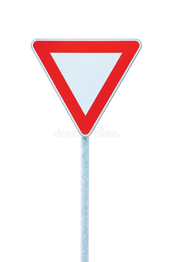Geef van het prioritaire het teken opbrengstverkeer roadsign uiting stock foto's Geef van het prioritaire het teken opbrengstverkeer roadsign uiting stock foto's