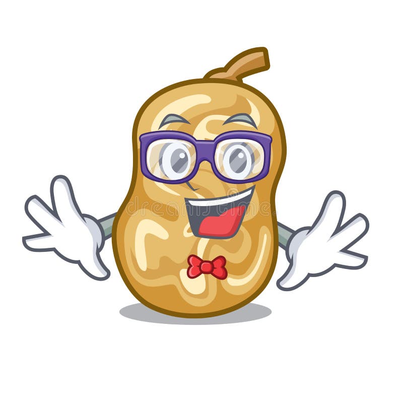 Geek Raisins Isolated with in the Mascot Stock Vector Illustration of