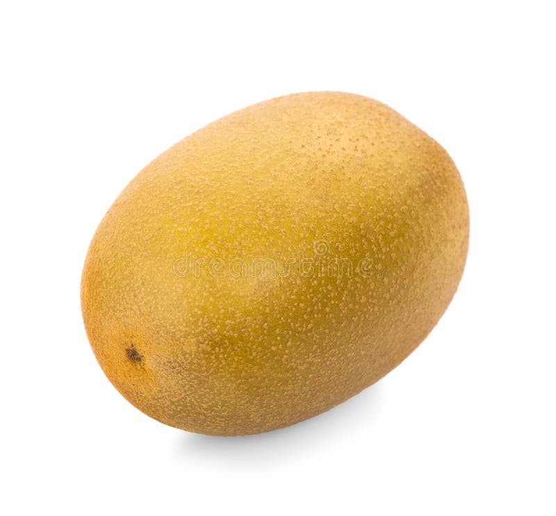 Geel gouden kiwifruit op een witte achtergrond stock foto Geel gouden kiwifruit op een witte achtergrond stock foto