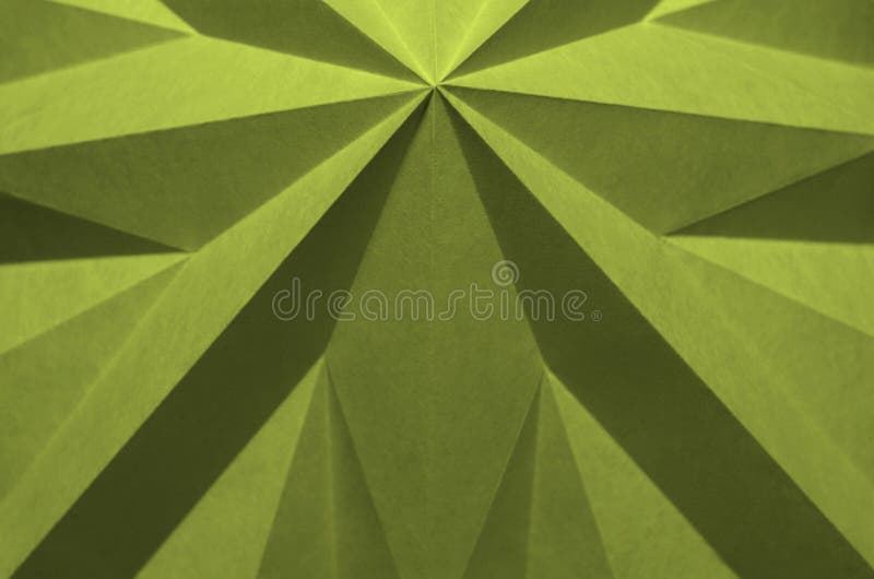 Geelgroene zwart-wit abstracte achtergrond van origami stock fotografie Geelgroene zwart-wit abstracte achtergrond van origami stock fotografie
