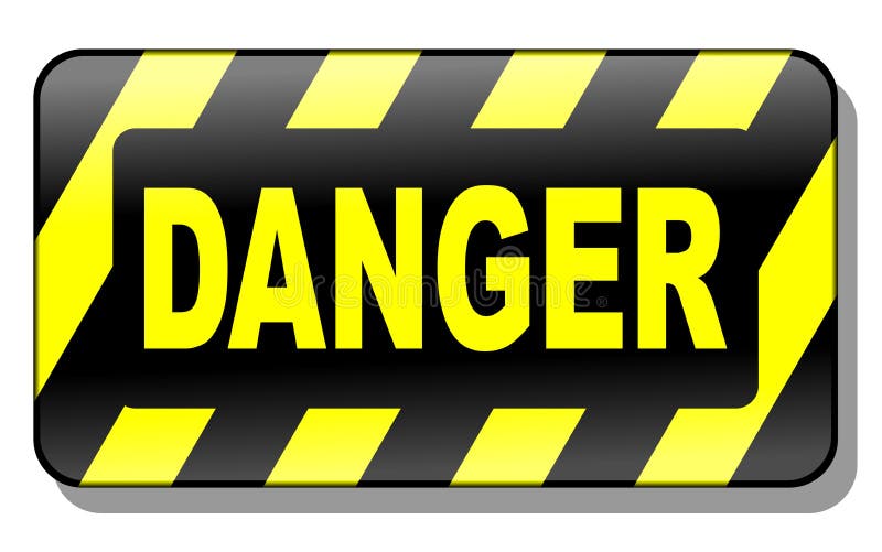 GefahrenZeichen 3d vektor abbildung. Illustration von achtung 8552330