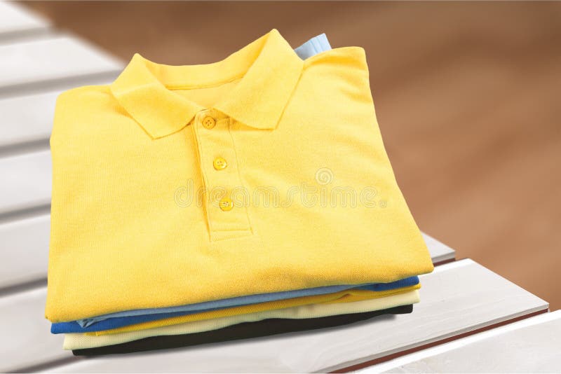 Gefaltete Kleidung stockfoto