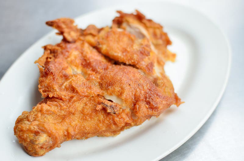 Gefrituurde kip royalty-vrije stock fotografie