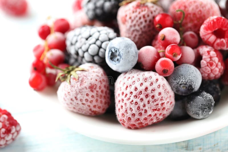 Gefrorene Beeren lizenzfreie stockbilder Gefrorene Beeren lizenzfreie stockbilder
