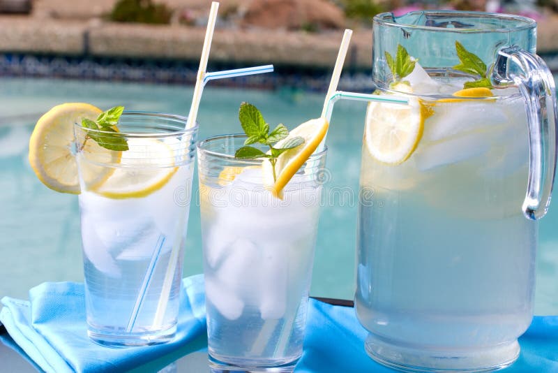 Eistee-Limonade stockfoto. Bild von frische, getränke - 7450814