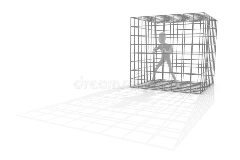 Gefängnisgefängnis stock abbildung Gefängnisgefängnis stock abbildung