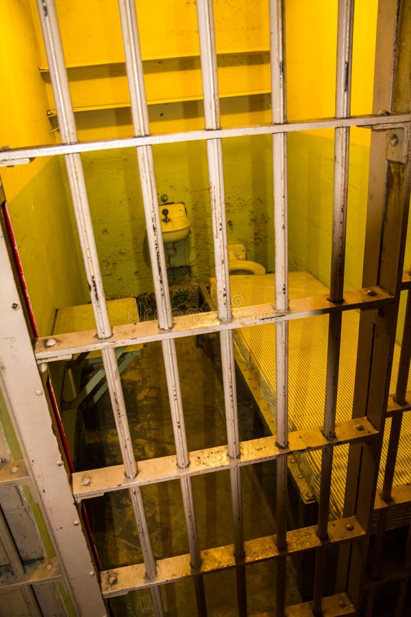 Gefängniszelle auf Alcatraz-Insel, San Francisco stockbilder Gefängniszelle auf Alcatraz-Insel, San Francisco stockbilder